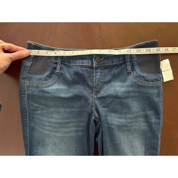GAP Denim NWT Maternity Easy Legging Side Insert Jean Jeggings Size 28 or US 6 - Picture 8 of 11